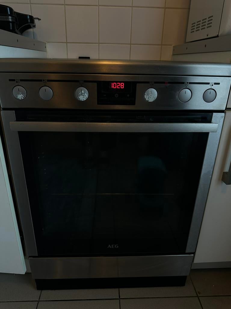 Aeg oven met kookplaat, Ophalen, Gebruikt, Elektrisch, 4 kookzones