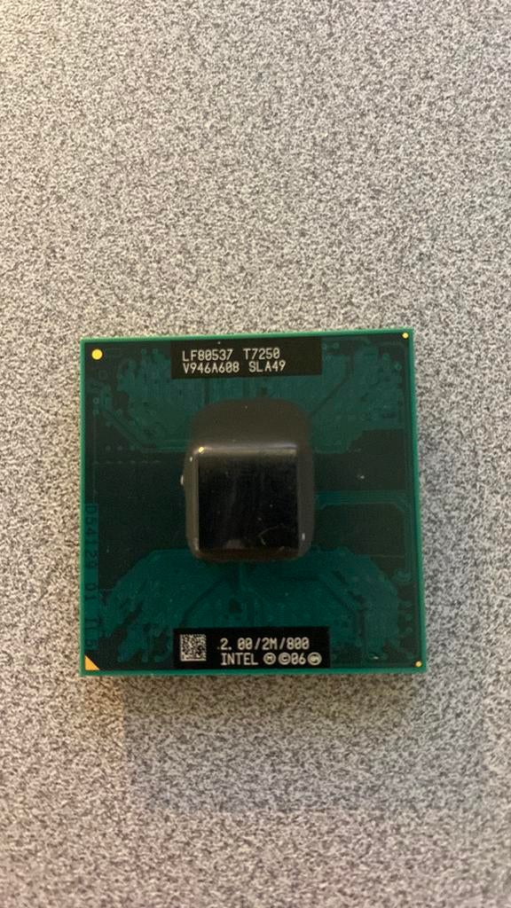 Intel Core 2 Duo Mobile T7250 2.0 GHz 2M 800 MHz CPU SLA49, Computers en Software, Ophalen of Verzenden, Zo goed als nieuw