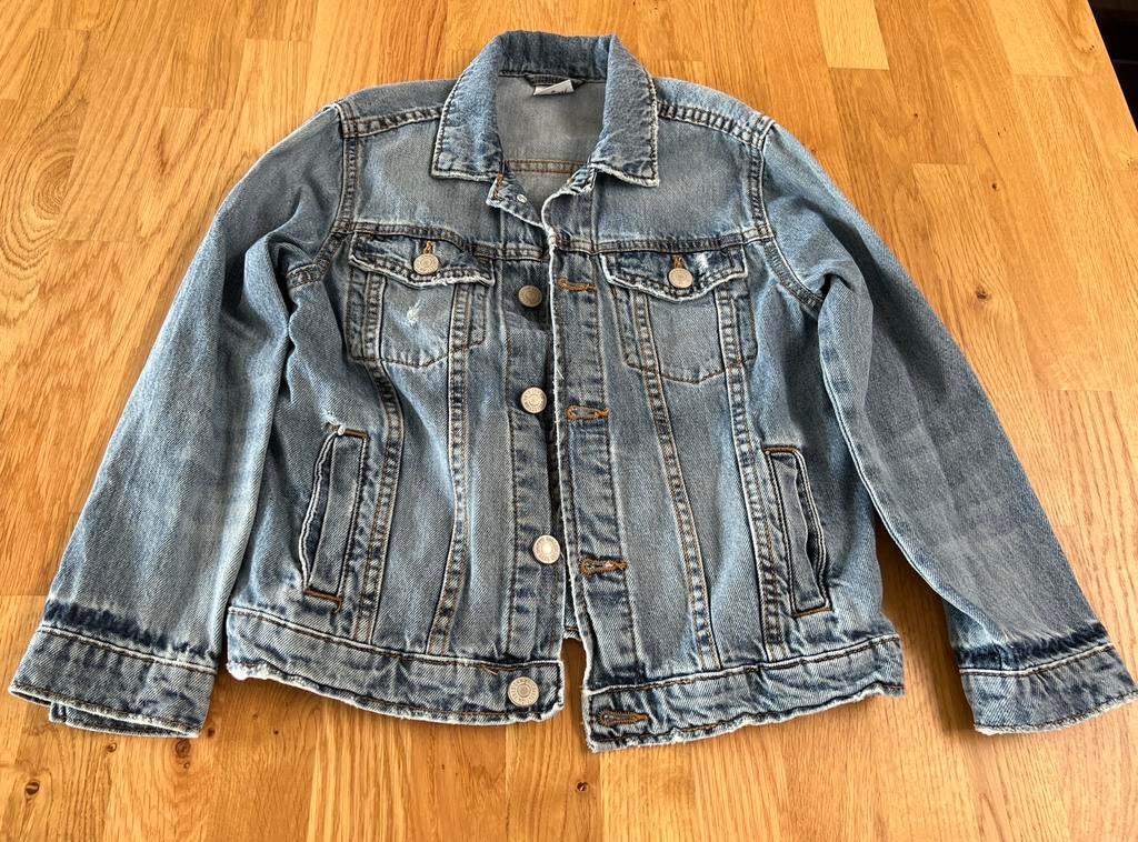 Veste jeans Zara t.128, Kinderen en Baby's, Kinderkleding | Maat 128, Zo goed als nieuw, Zara, Jongen, Trui of Vest