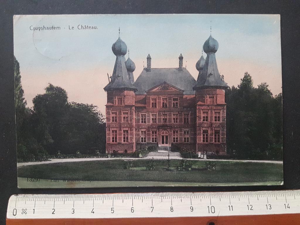 Postkaart Kruishoutem Cruyshautem Le Château, Verzamelen, Ophalen of Verzenden, Voor 1920, Gelopen, Oost-Vlaanderen