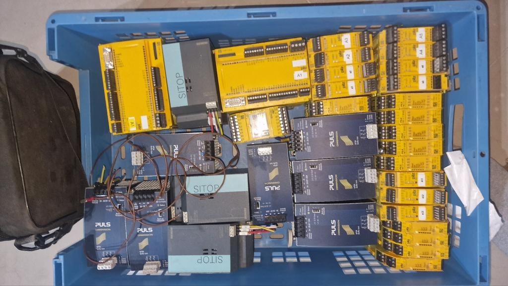 Lot Matériel PLC siemens, Pilz, ABB, Jumo etc,, Enlèvement, Utilisé