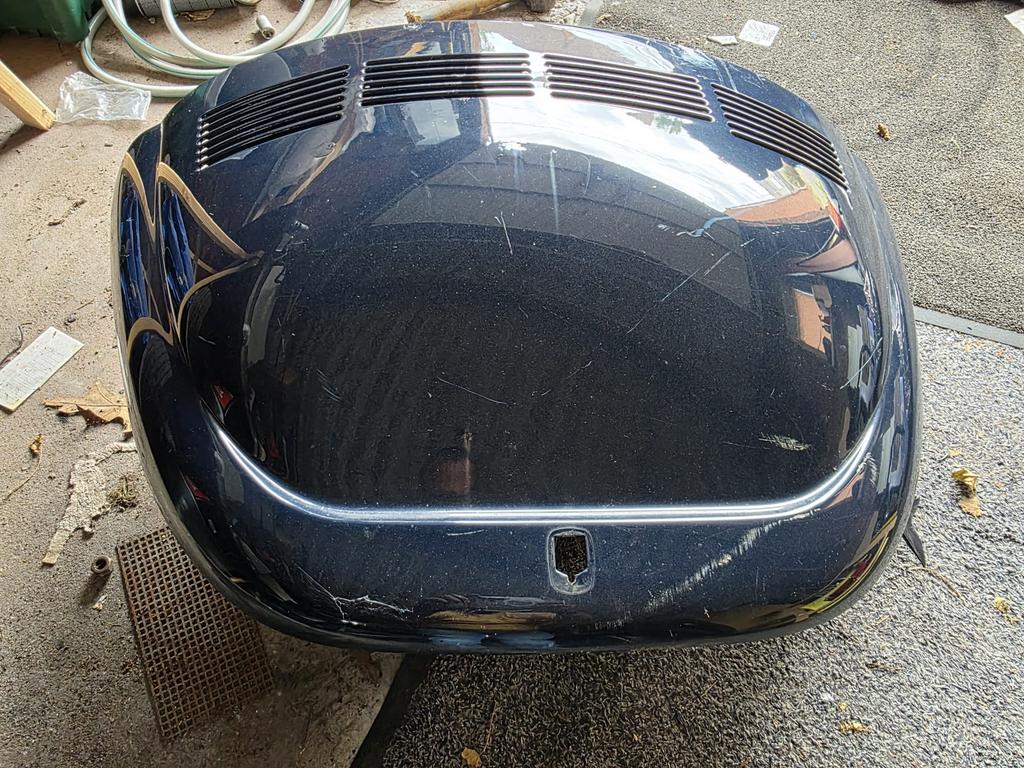 Kofferklep VW kever, Ophalen