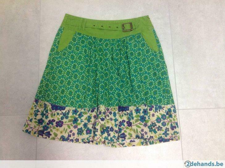 Groene rok Turnover maat L, Kleding | Dames, Ophalen of Verzenden, Gedragen, Maat 42/44 (L)