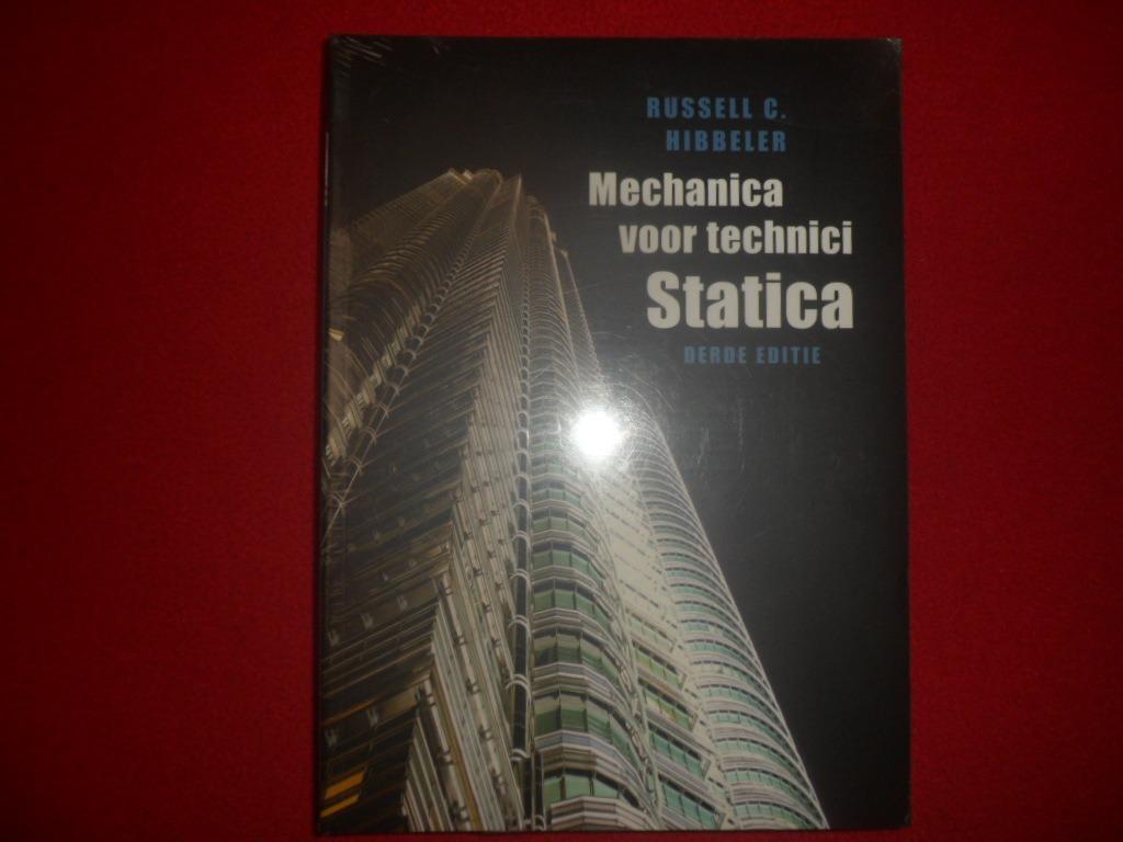 Russell C. Hibbeler: Mechanica voor technici ; Statica, Boeken, Ophalen of Verzenden, Nieuw, Russell C. Hibbeler