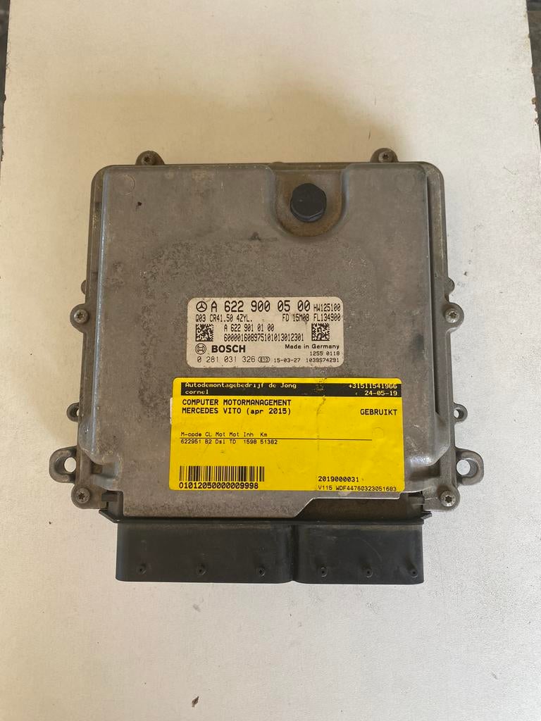 Mercedes-Benz Vito (W447) 1,6 CDi (622951) A6229000500 ECU, Enlèvement ou Envoi, Utilisé, Mercedes-Benz