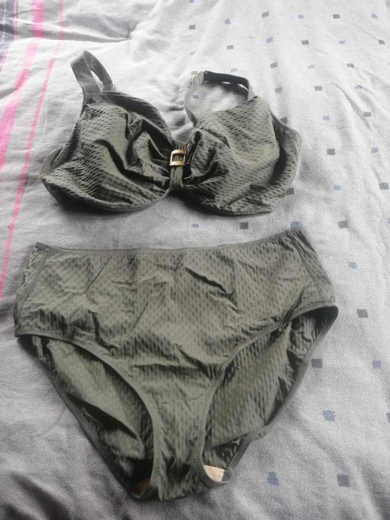 BIKINI KAKI MERK PRIMA DONNA – MAAT 85 G – BROEKJE 5XL – ALS, Prima Donna, Ophalen of Verzenden, Zo goed als nieuw, Bikini