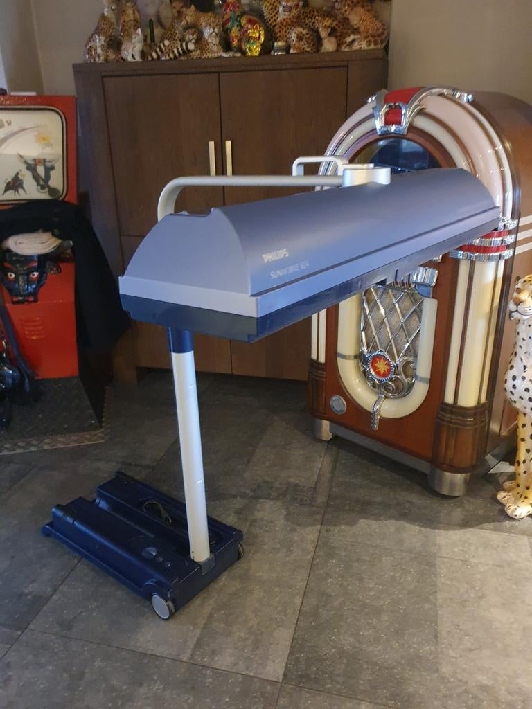 Koopje hb824 philips sunmobile inklapbare zonnebank, Ophalen of Verzenden, Zo goed als nieuw