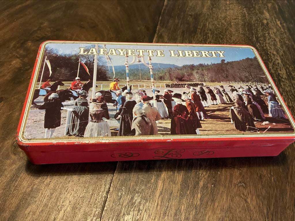 Sigarendoos Lafayette Liberty blikken doos, Verzamelen, Ophalen of Verzenden