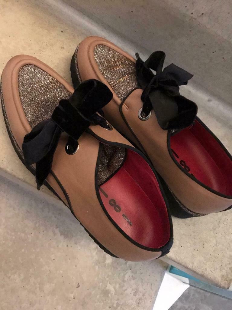 damesschoenen, Beige, Dansschoenen, Ophalen of Verzenden, Zo goed als nieuw