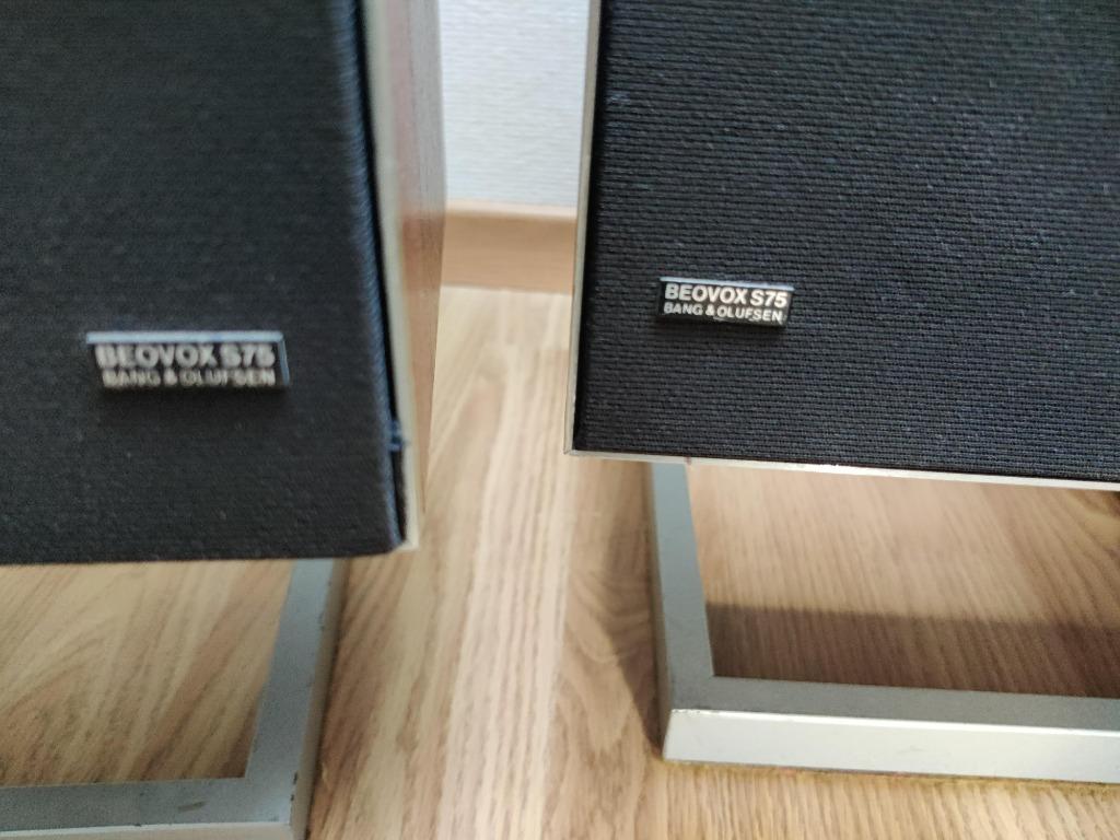 Beovox / B&O S75, TV, Hi-fi & Vidéo, Enceintes, Utilisé, Haut-parleurs Frontaux, Arrière ou Stéréo, 60 à 120 watts, Autres marques