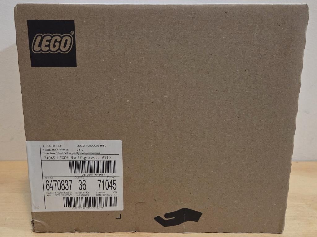 (GESEALD) Lego 71045 Minifigure, Series 25 (Box of 36), Ophalen of Verzenden, Nieuw, Complete set, Lego