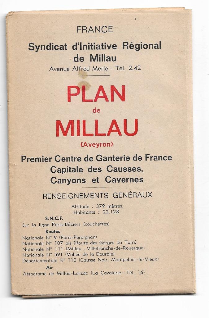 Kaart van Millau, Ophalen, Gelezen, Europa, Overige typen