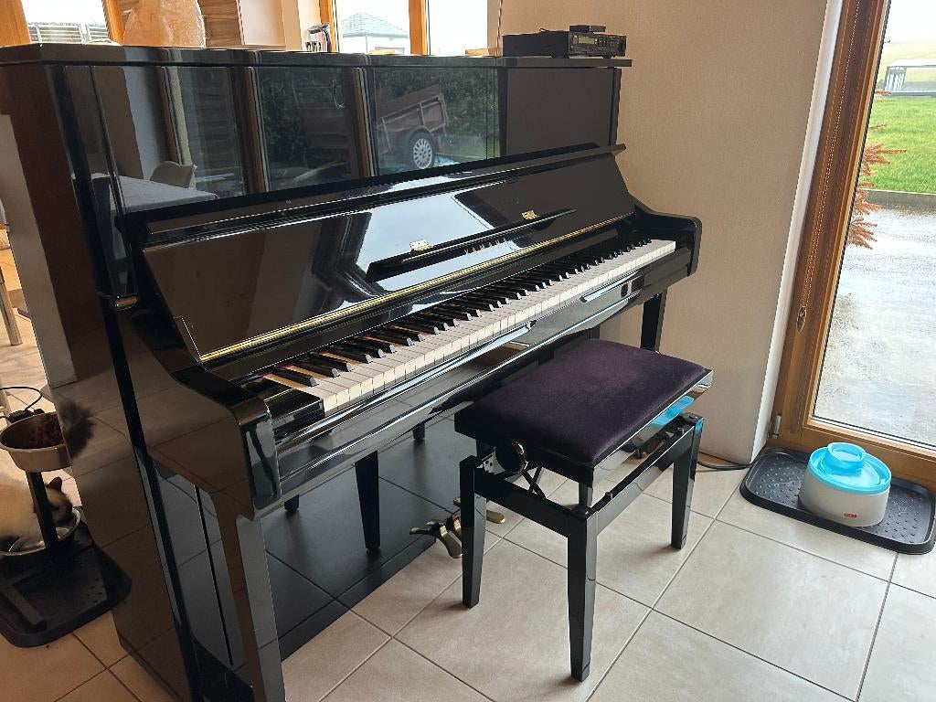YAMAHA YU1SXG – État Excellent (Silent & Disklavier), Musique & Instruments, Pianos, Enlèvement ou Envoi, Comme neuf, Noir, Piano