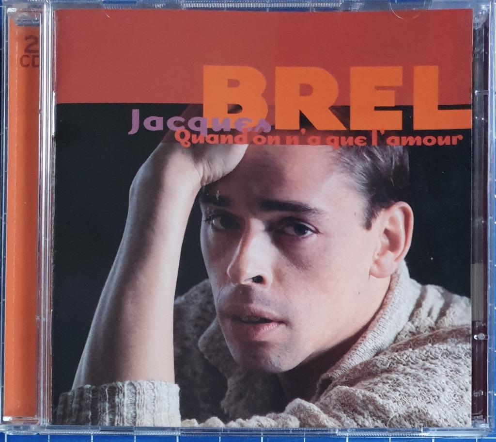 2CD Jacques Brel - Quand On N'a Que L'Amour, Cd's en Dvd's, Ophalen of Verzenden, Gebruikt