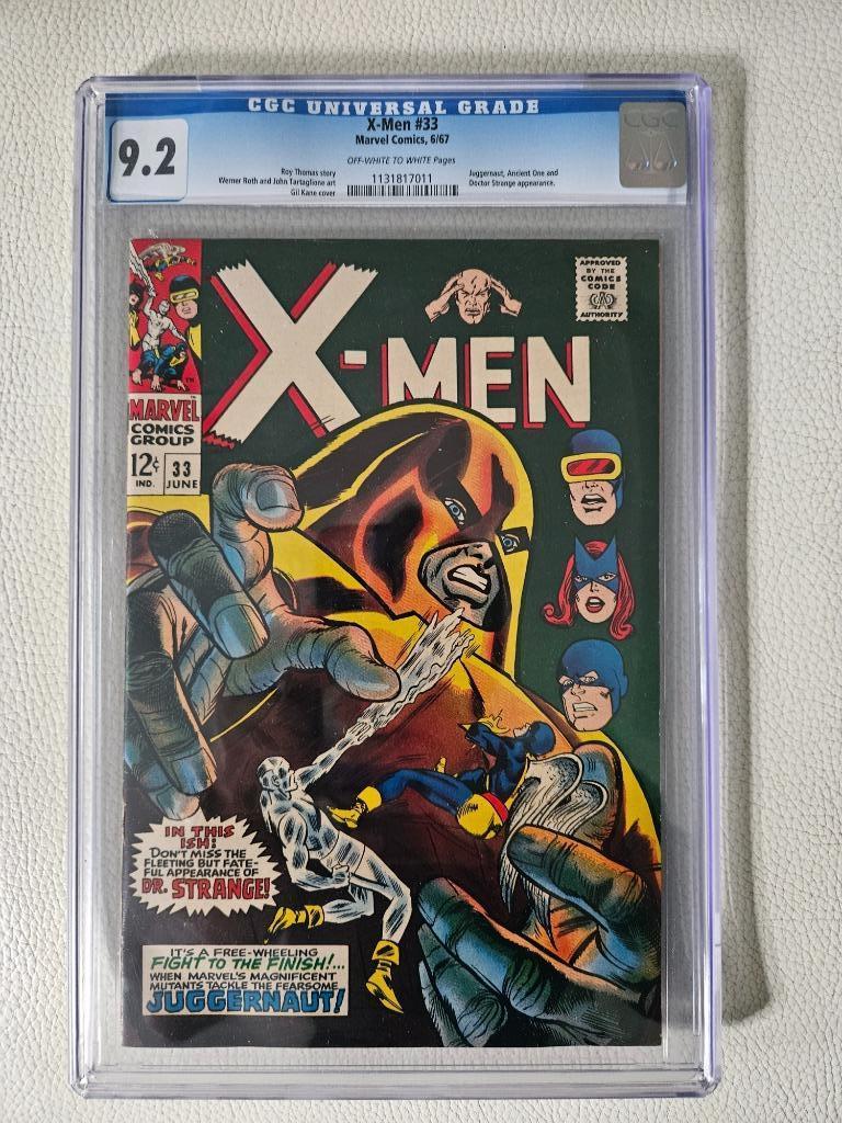 X-Men (vol.1) #33 CGC 9.2 (1967), Comics, Enlèvement ou Envoi, Comme neuf