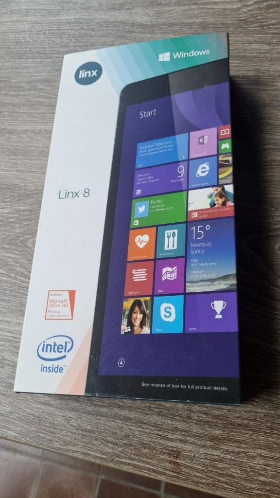 Linx 8 inch Tablet - Black (Intel Atom Z3735G, 1Gb RAM, 32Gb, Informatique & Logiciels, Windows Tablettes, Neuf, 32 GB, 8 pouces