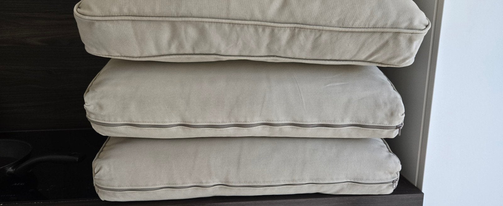 Coussins canapé gratuis, Enlèvement, Beige