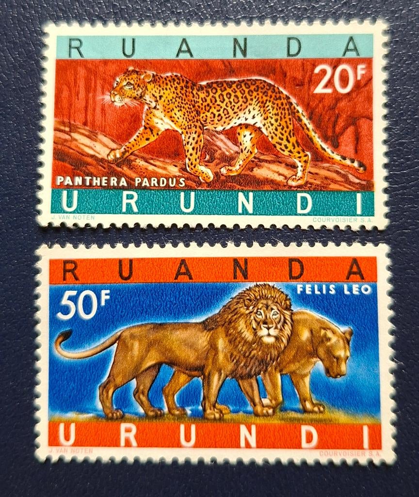 Postzegel Ruanda-Urundi OBP 216A/16B*, Postzegels en Munten, Ophalen of Verzenden