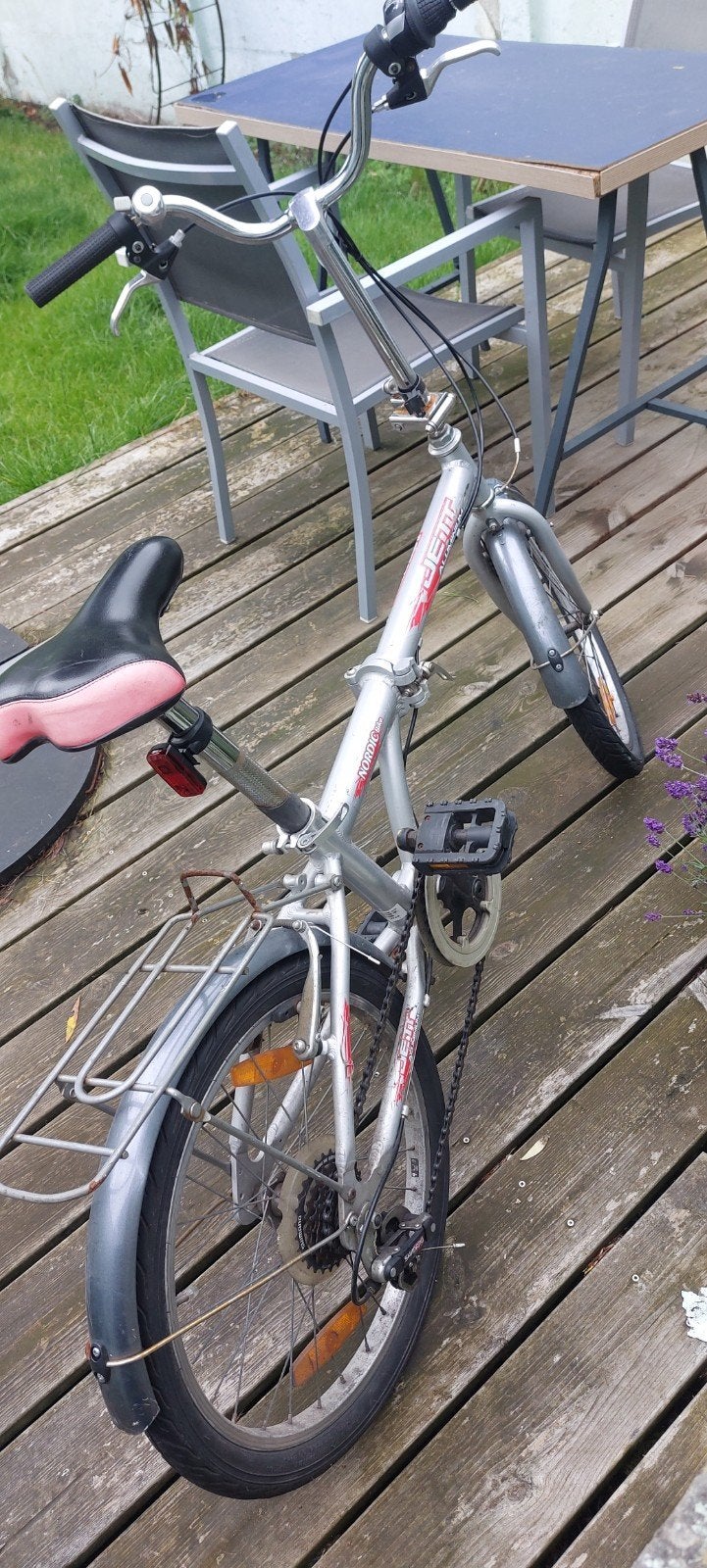 Vouwfiets, Ophalen