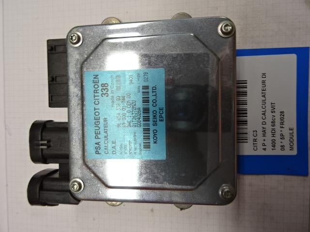 UNITE ELECTRONIQUE Citroën C3 (FC / FL / FT) (9665433880), Citroën, Mevr. I. Hauben, Utilisé, Rue de l'Espoir 34 34
4030  GRIVEGNÉE, BE
