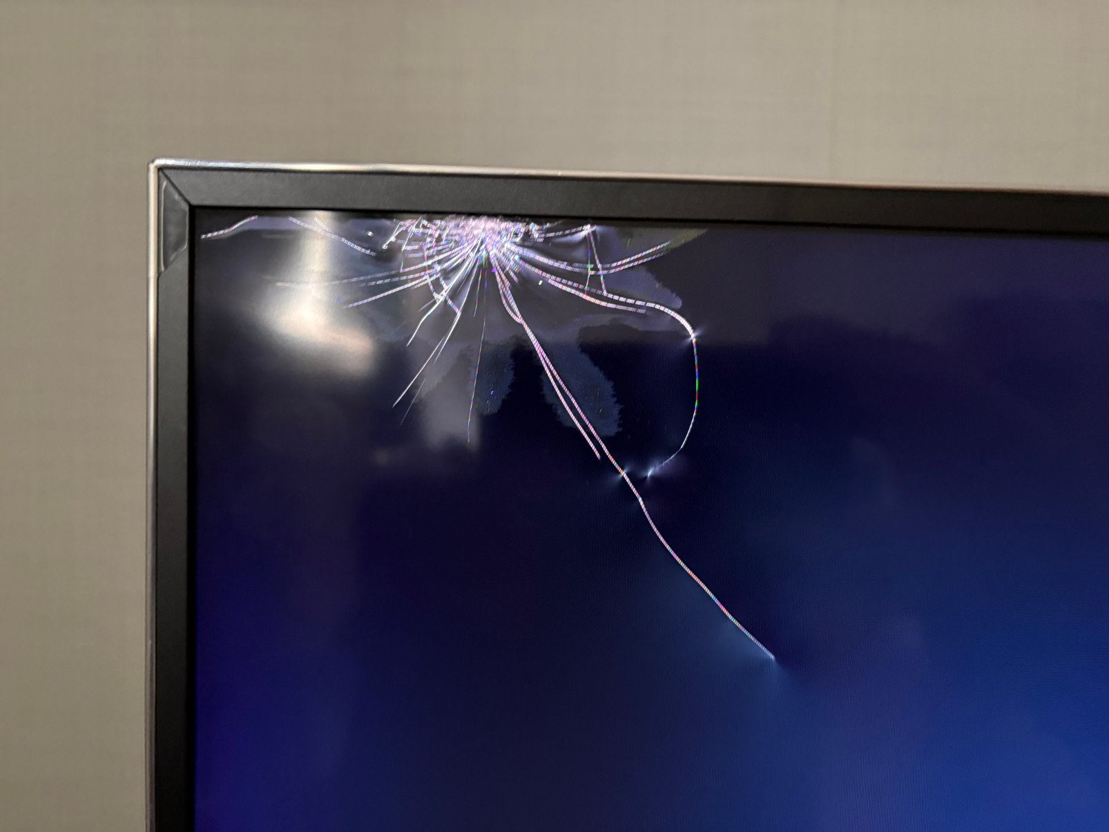 Sony KD-55XH9005 55” 4K TV – scherm beschadigd, Audio, Tv en Foto, Ophalen, Niet werkend, LCD, Sony