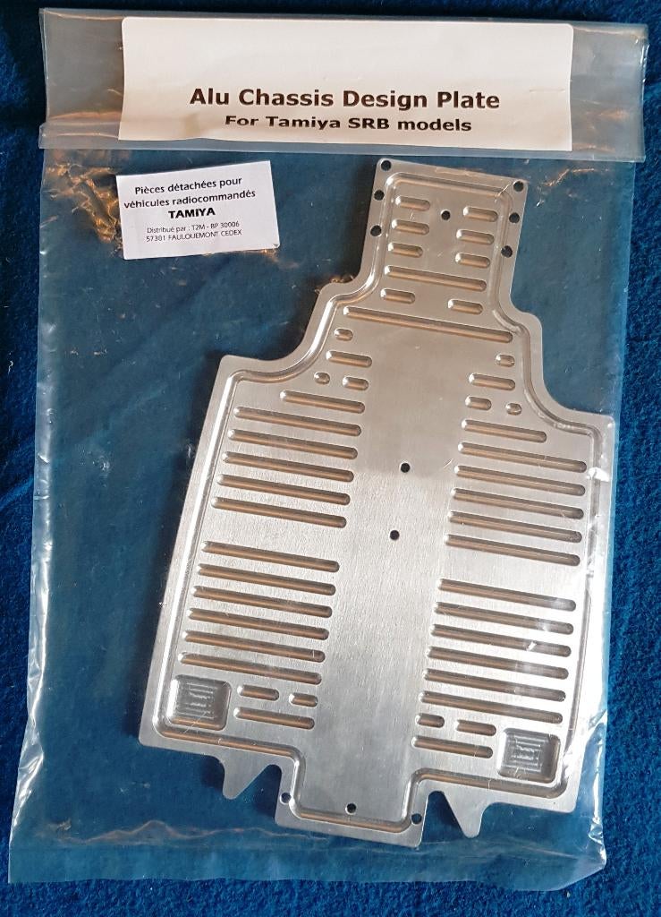 Châssis en aluminium pour les modèles Tamiya SRB, Neuf, Échelle 1:10, Pièce, Électro