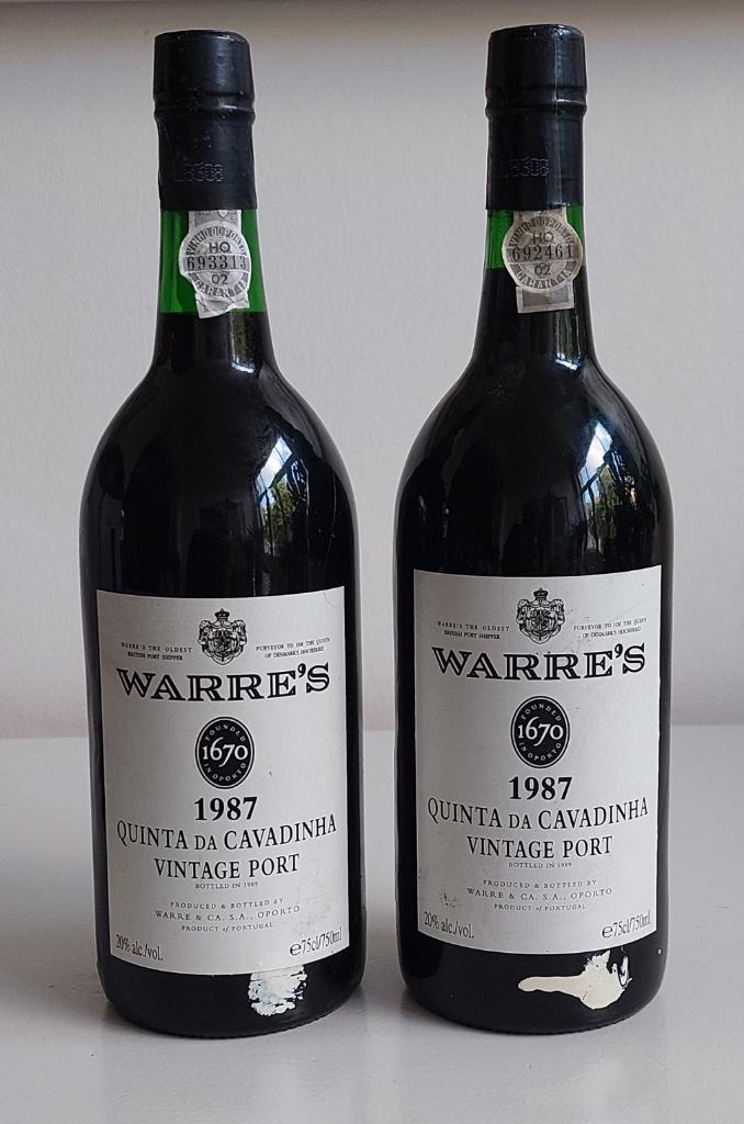 Porto vintage 1987 - Warren's Quinta da Cavadinha, Neuf, Autres régions, Enlèvement ou Envoi, Pleine