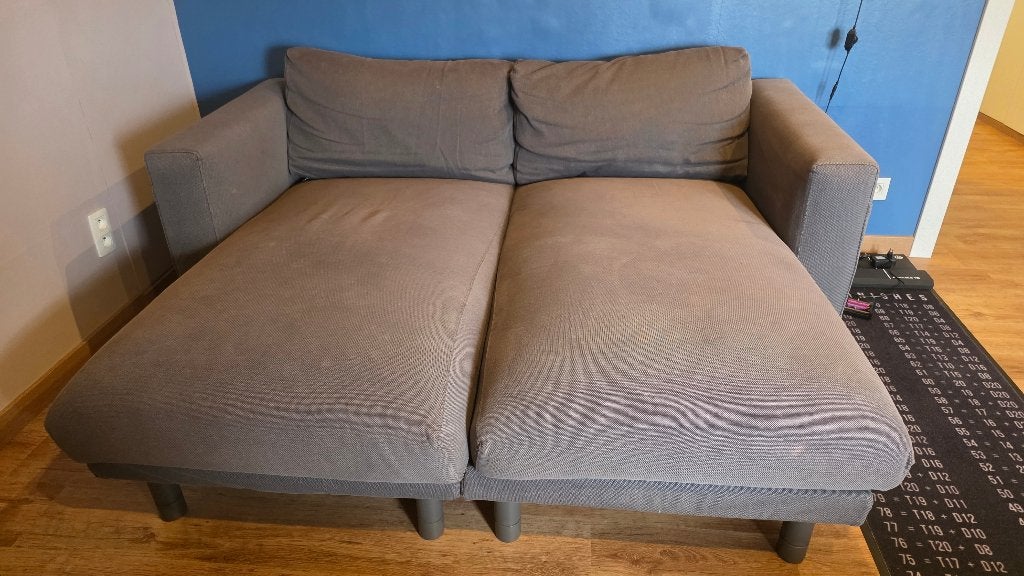 2-zit zetel, Huis en Inrichting, Zetels | Zetels, Ophalen, Kunststof, Gebruikt, 150 tot 200 cm