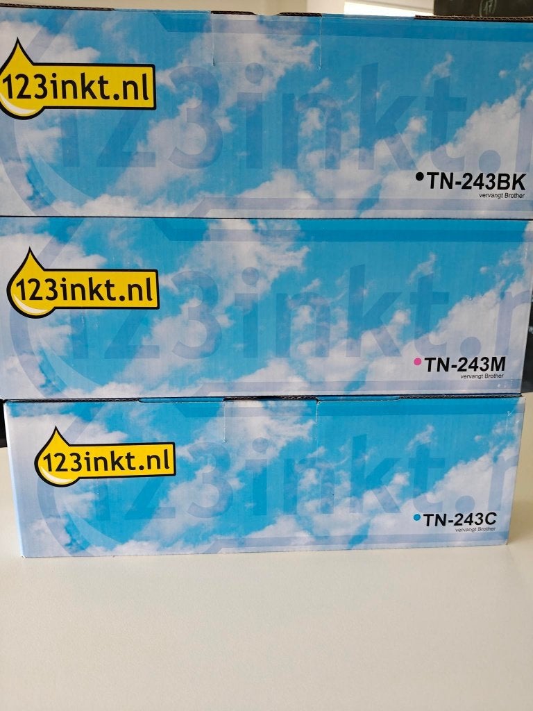 Toners Inkt123 TN 243 (zwart-rood- blauw), Computers en Software, Printerbenodigdheden, Verzenden, Nieuw, Toner, Brother