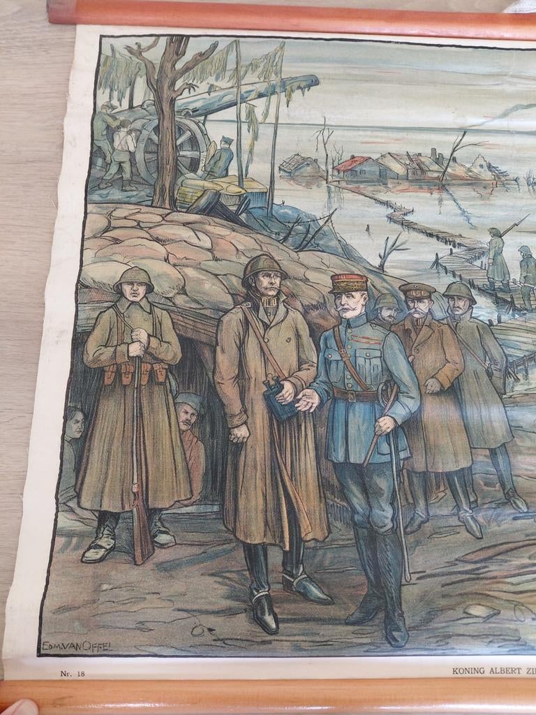 Schoolplaat Koning Albert Ijzer, Ophalen