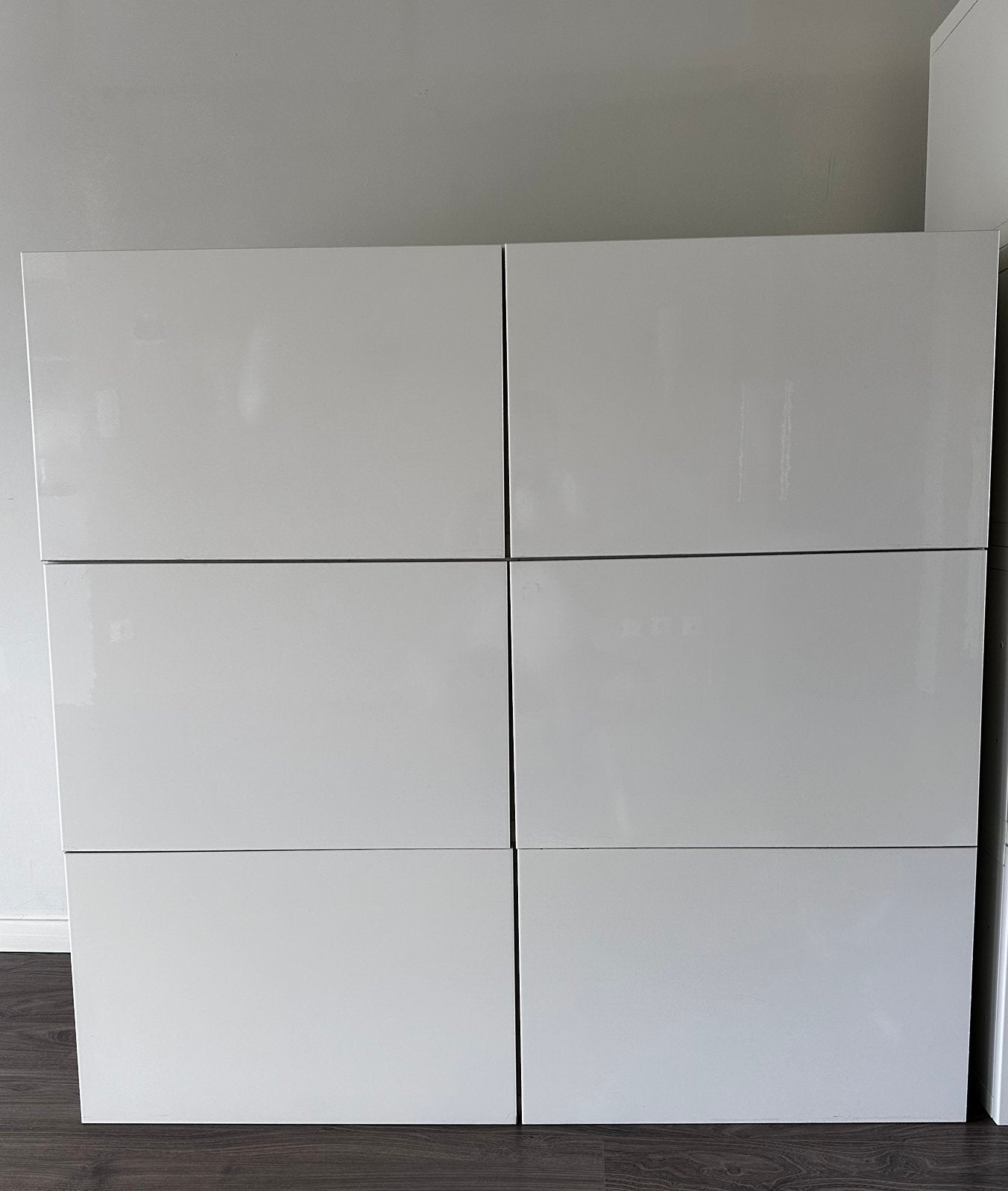 Combinaison rangement murale IKEA blanc brillant, Enlèvement, Comme neuf, IKEA
