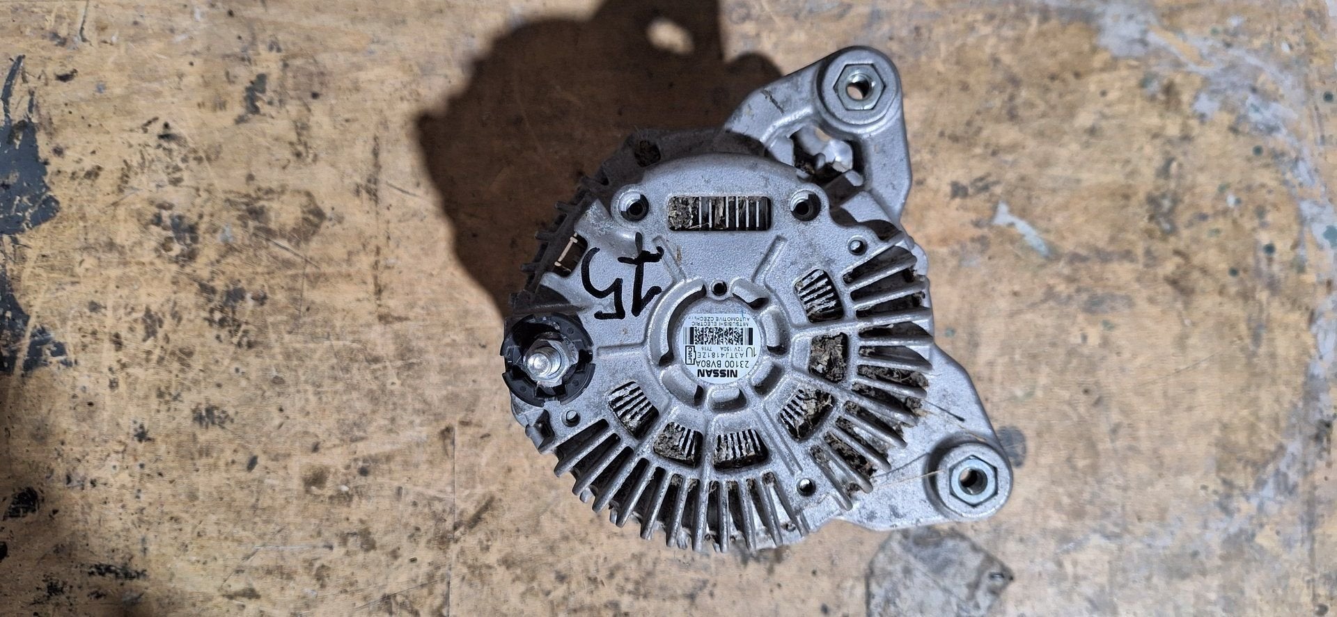 Nissan Dynamo Alternator Juke Pulsar 1.2 1.6 DIG-T 23100BV80, Auto-onderdelen, Gebruikt, -, -, Ophalen of Verzenden