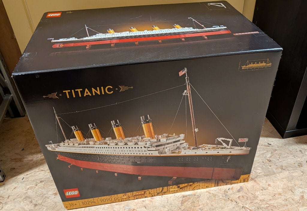 LEGO Icons 10294 Titanic – 9090 stukjes – nieuw in doos, Neuf, Complet, Lego, Ensemble complet
