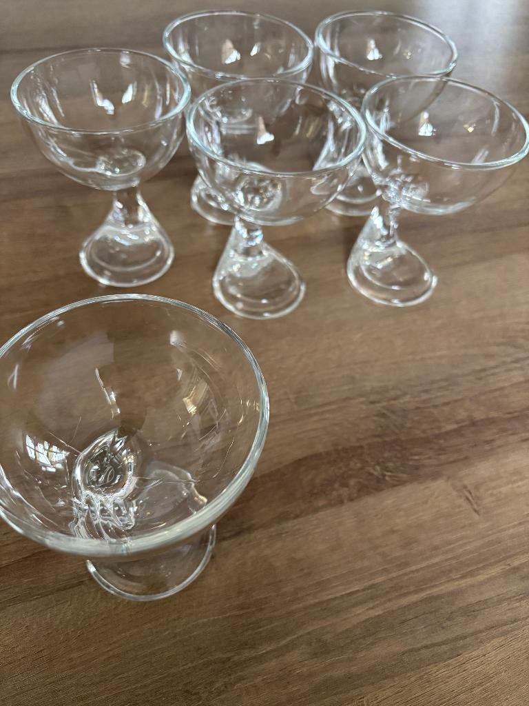 Set van 6 glazen, Ophalen, Zo goed als nieuw, Overige typen