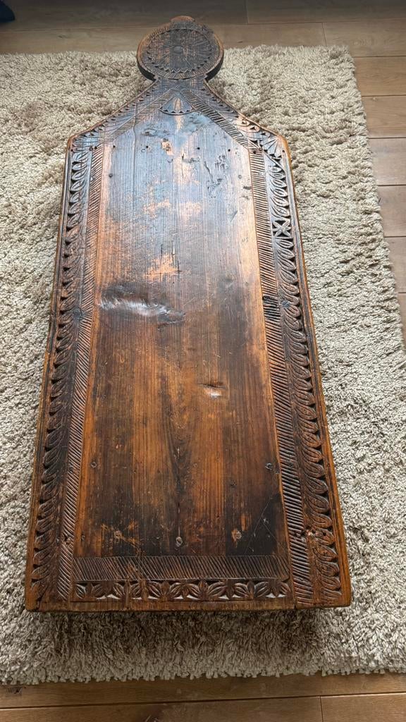 Antieke Islam houten bidplank, Ophalen