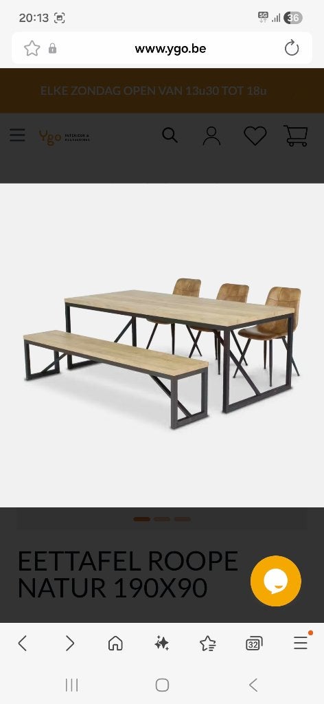 Eettafel met bank, Huis en Inrichting, Ophalen, Zo goed als nieuw, Vijf personen of meer, Rechthoekig