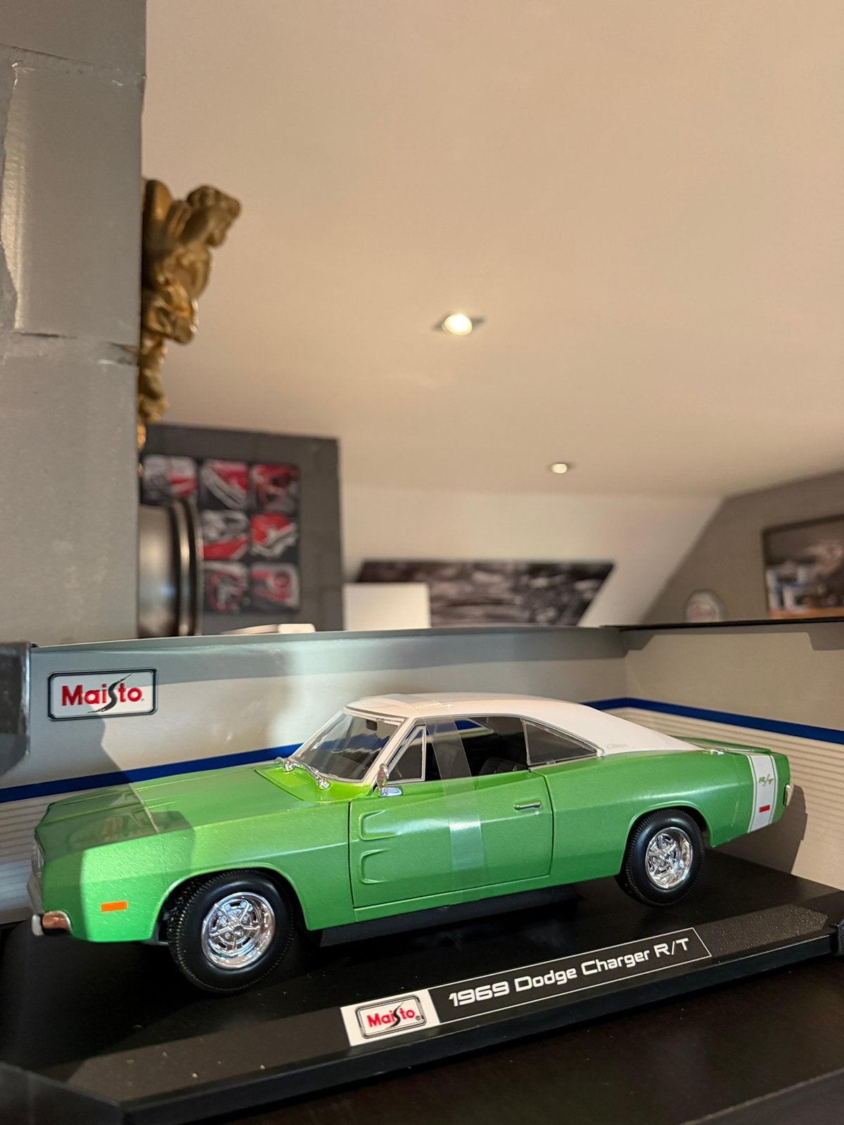 1969 Dodge Charger R/T, Ophalen of Verzenden, Zo goed als nieuw, Maisto