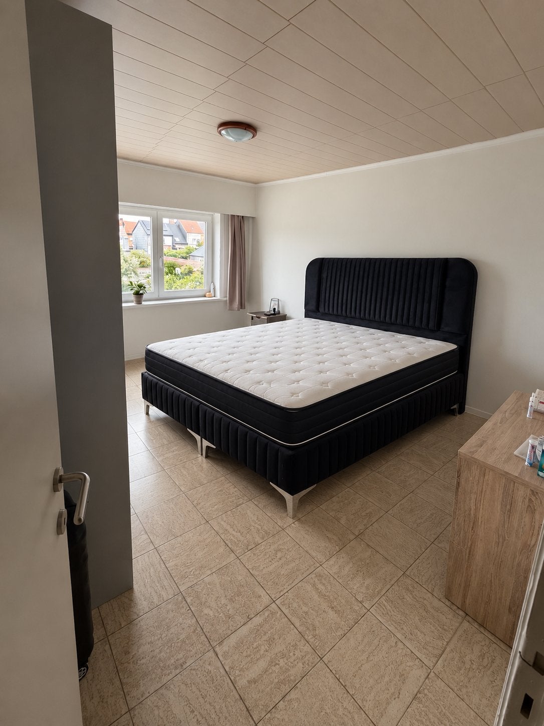 Lit 160/200, Maison & Meubles, Enlèvement, Comme neuf, Deux personnes