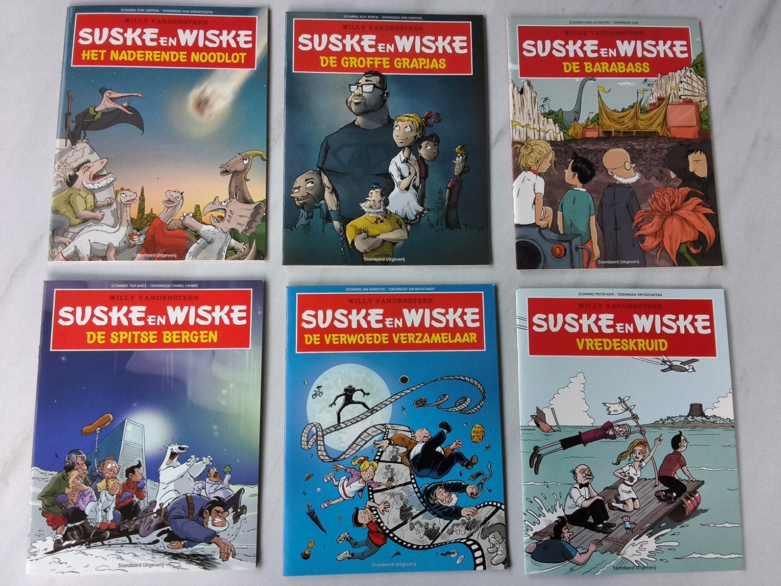 suske en wiske SOS  KINDERDORPEN Compleet in nieuwstaat, Boeken, Willy Vandersteen, Ophalen of Verzenden, Zo goed als nieuw, Meerdere stripboeken