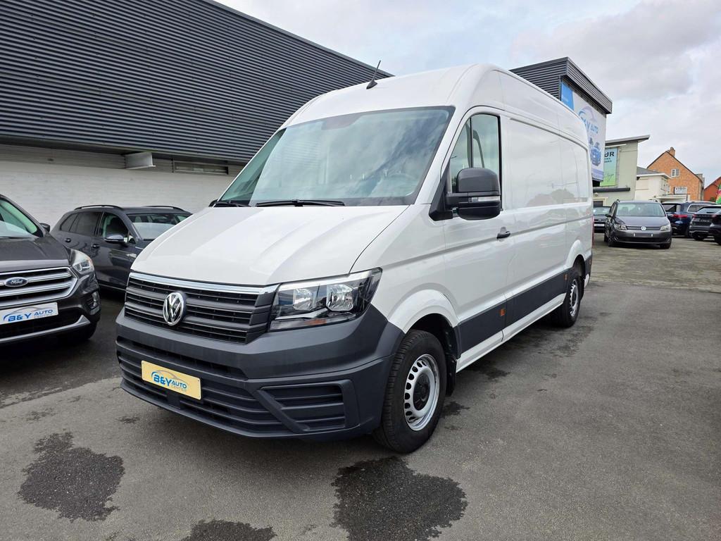 Volkswagen Crafter 2.0 TDi 30 H2L3 / Navi / Airco / Leder, Auto's, Bestelwagens en Lichte vracht, 75 kW, https://public.car-pass.be/vhr/58dec204-89a8-44cd-bf40-4bd6bf4742ff