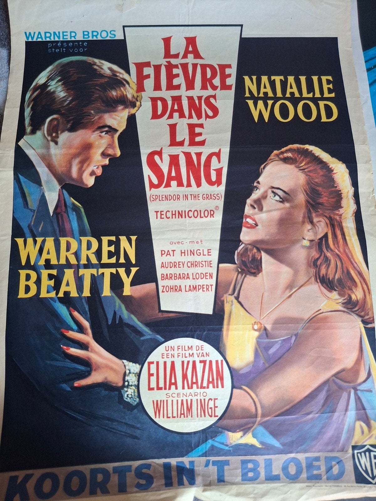 affiche de film vintage 1950-1960 avec sceau d'origine, Enlèvement