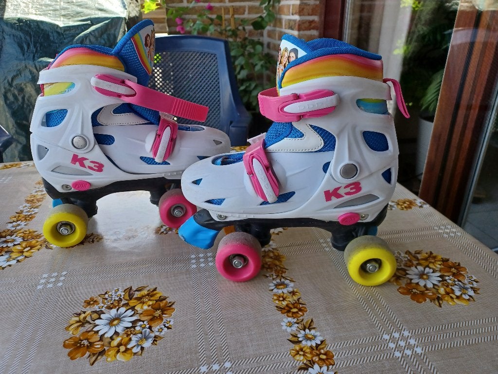 rolschaatsen en inline skates, Enlèvement, Comme neuf
