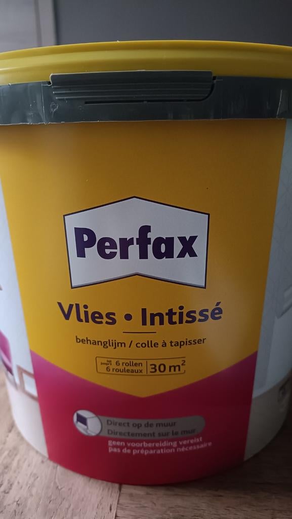 Perfax Ready & Roll 4,5 kg vliesbehang lijm, Doe-het-zelf en Bouw, Ophalen