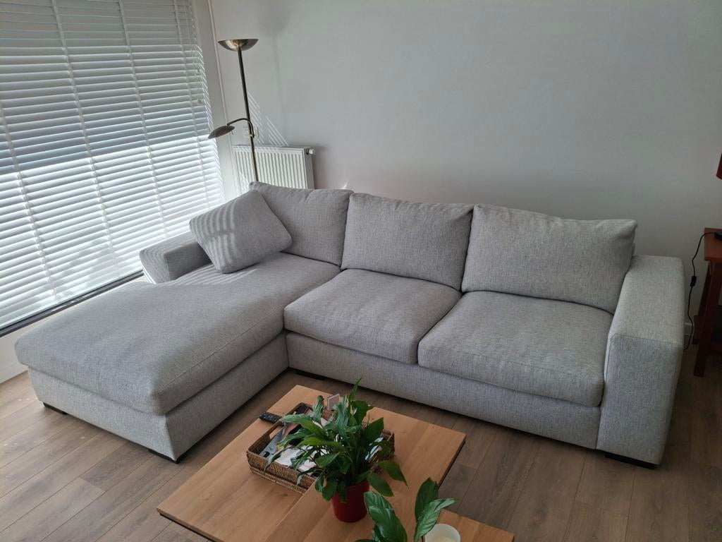 Hoeksalon 3 persoons met chaise longue, Ophalen, Zo goed als nieuw, Stof, Comfort