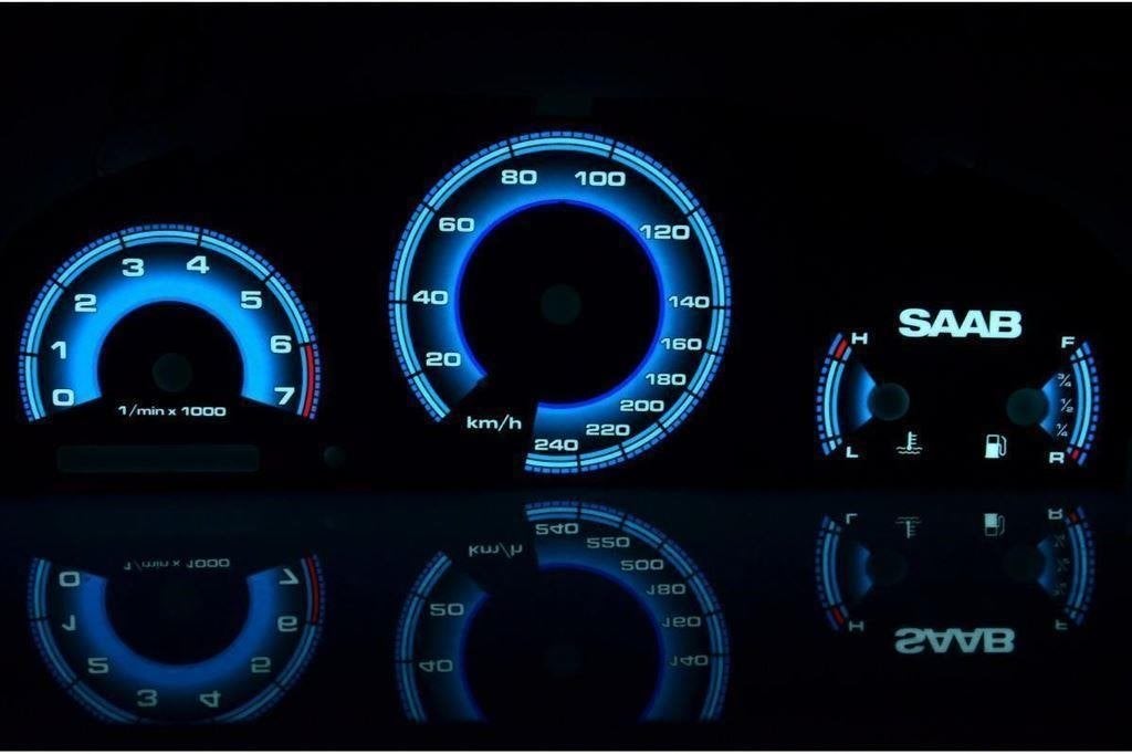 Saab 9-3/9-5 Aero - Indiglo Tellerplaten, Ophalen of Verzenden