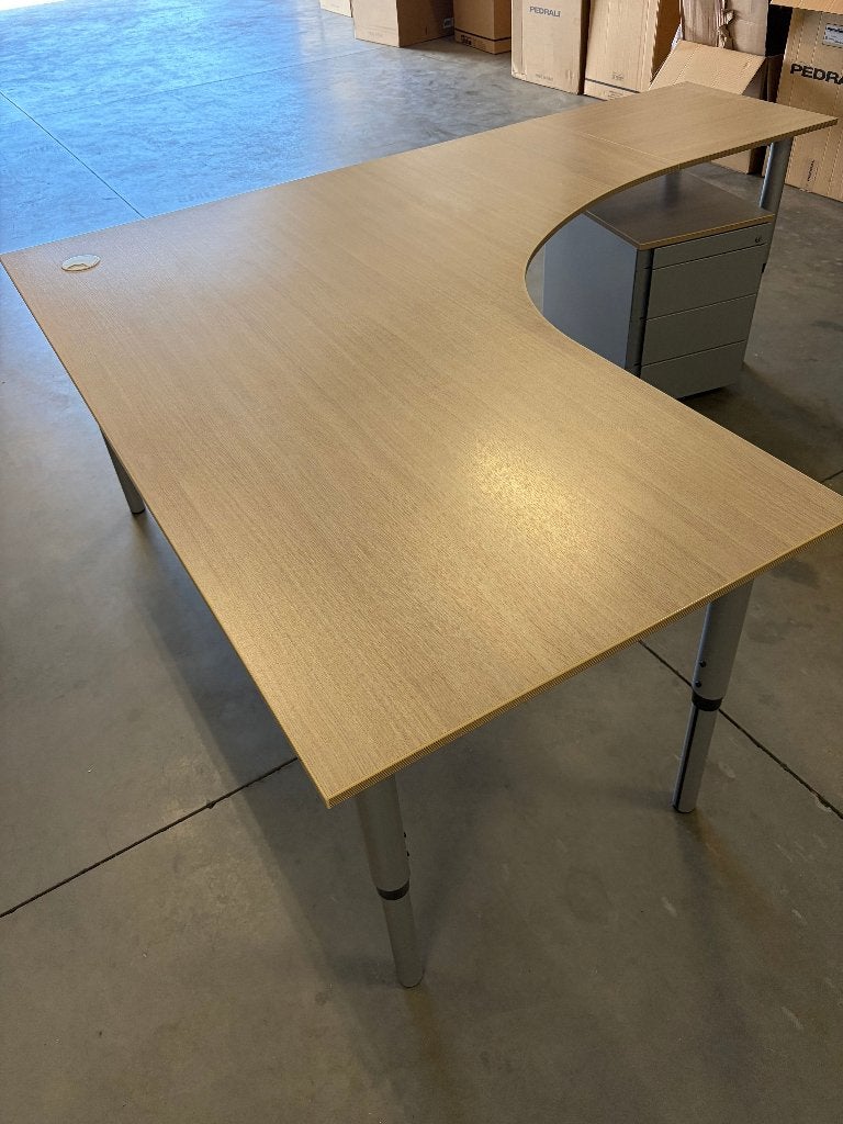 HOEKBUREEL, Bureau d'ordinateur, 180 cm, Enlèvement, Utilisé