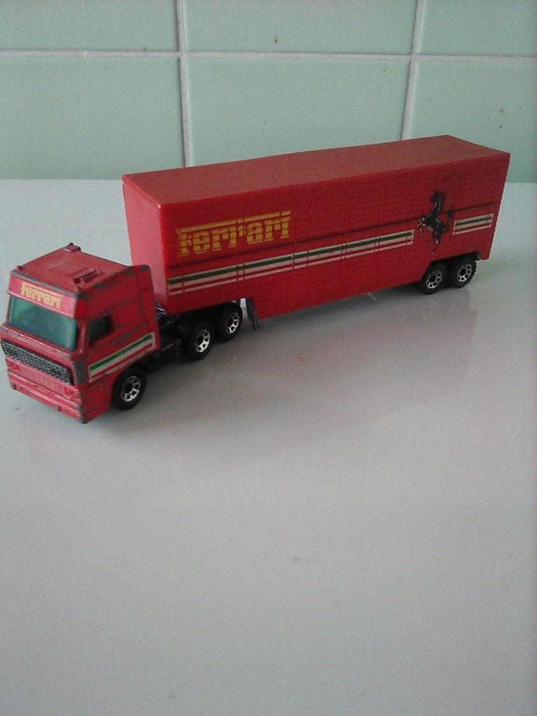 Vintage Matchbox Convoy Truck AFHALING LEES BESCHRIJVING, Enlèvement, Utilisé, Bus ou Camion, Matchbox