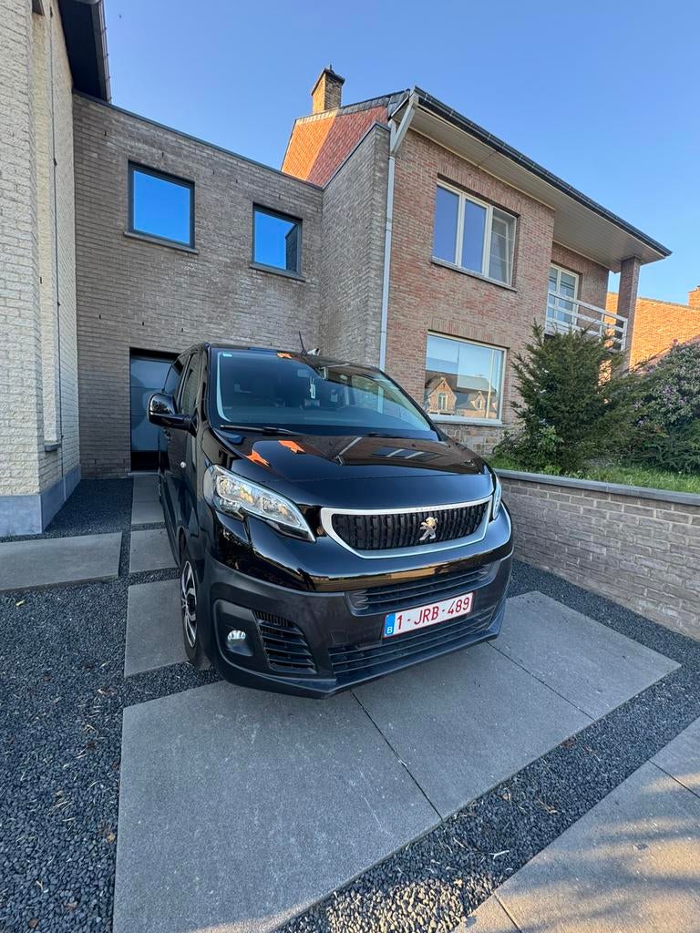 Peugeot Expert dubbel cabine 6pl L3, USB, Euro 5, Stof, Zwart