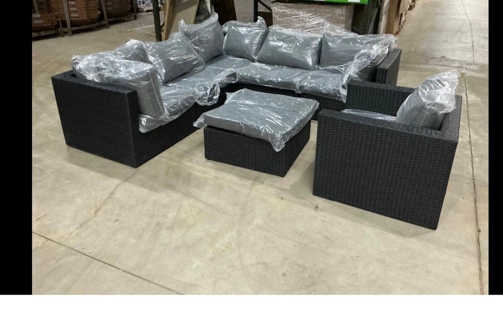 Ensemble de salon pour 6 personnes - NOUVEAU, Neuf, Rotin, ., Chaise