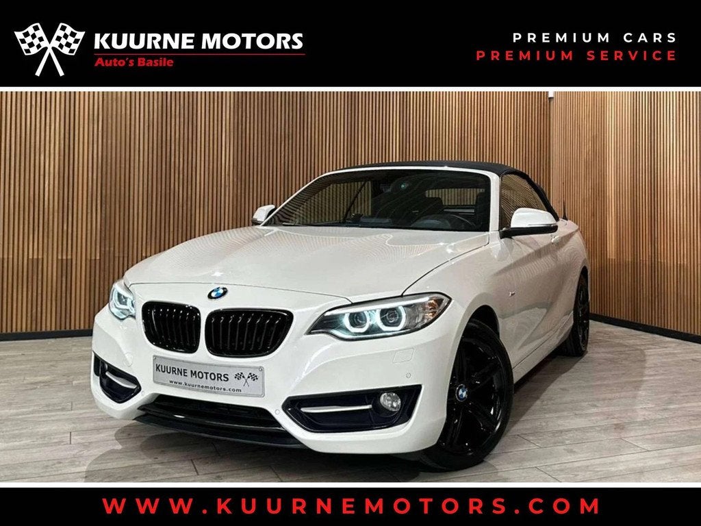 BMW 2 Serie 218i Cabrio SportLine Alu17"/Gps/Keyless/Pdc/Xen, Autos, 100 kW, https://public.car-pass.be/vhr/5a14a0ba-4351-477f-87d6-a0c38b54f583